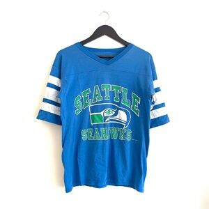 Vintage Seattle Seahawks Jersey-Style 90s T-Shirt